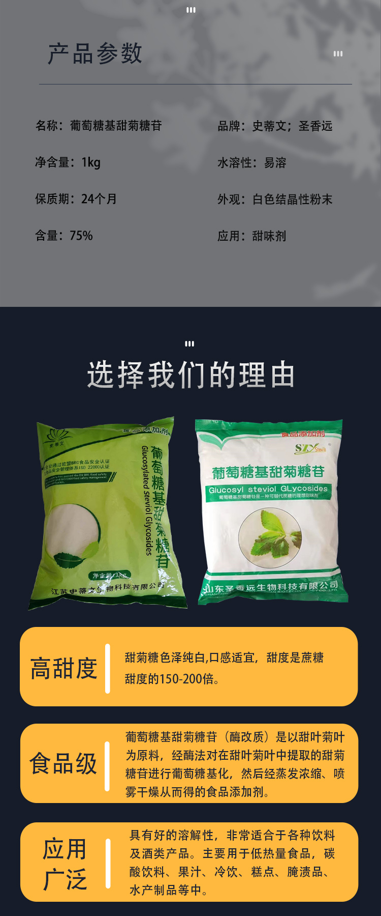 甜而不苦 葡萄糖基甜菊糖苷在烘焙與飲料中的革命性應用